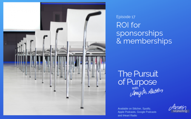 ROI for sponsorships and memberships