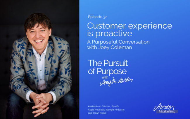 Customer Experience with proactive with Joey Coleman